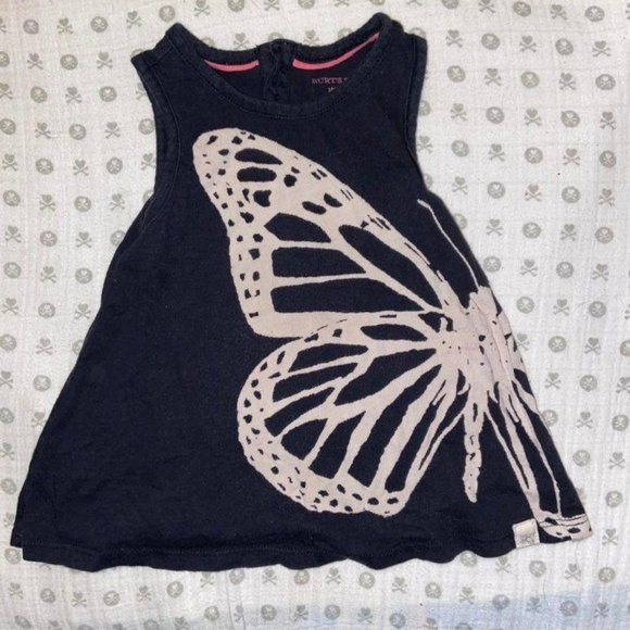 Burt's Bees Baby Other - Burt's Bees Black Butterfly Tank Top 12m